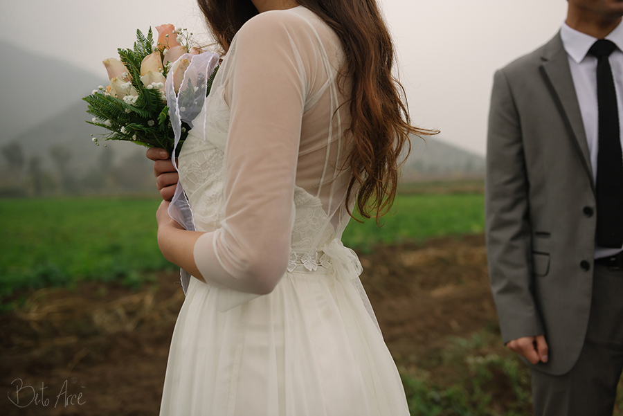 vestido de novia con mangas